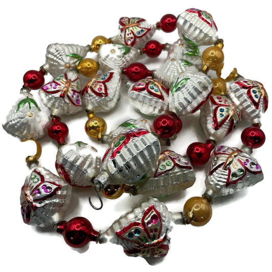 Christopher Radko Alpine Wings Butterfly Flower Christmas Tree Garland 93-086-0