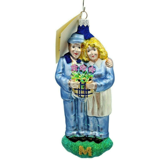 Patricia Breen Growing in Love Floral Spring Christmas Ornament Milaegers Garden