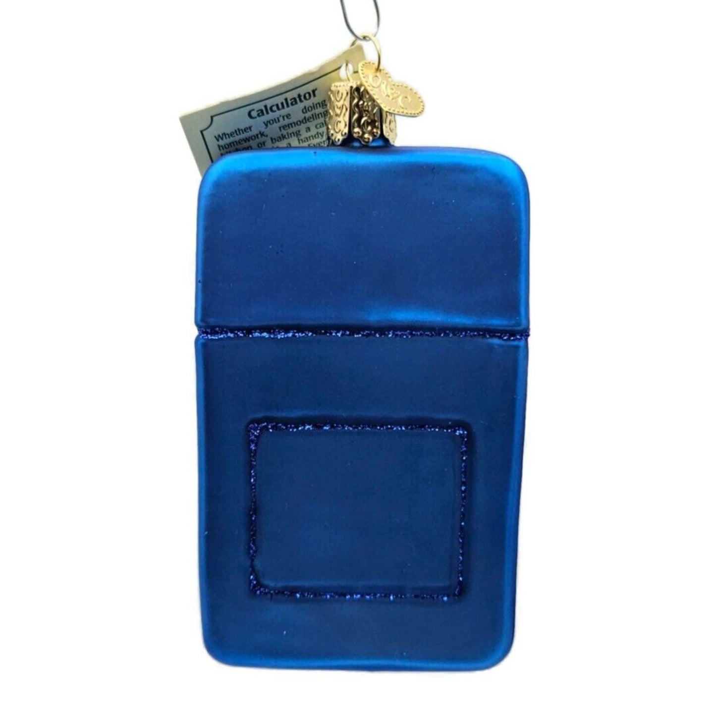 Old World Christmas Calculator Blown Glass Christmas Holiday Tree Ornament OWC