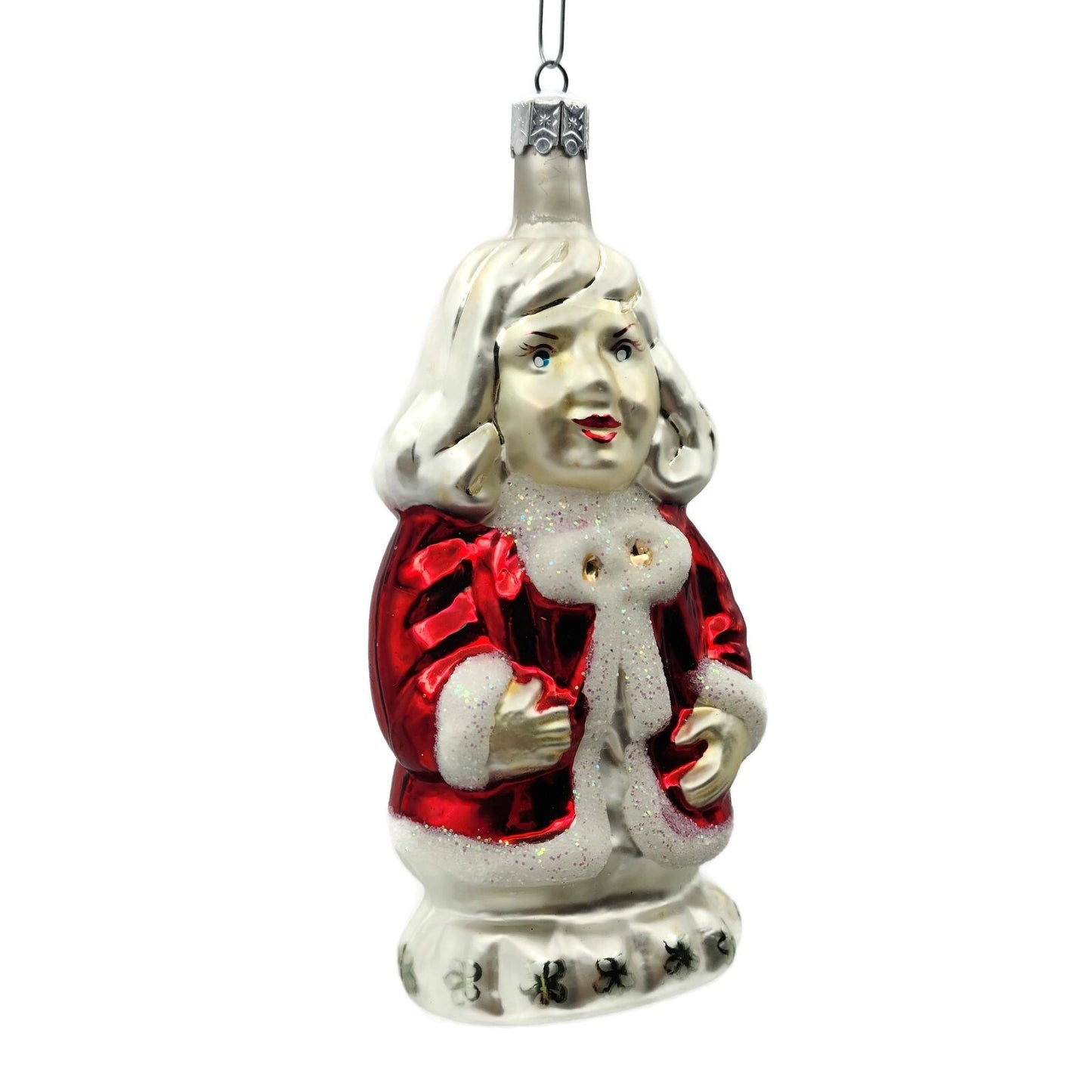 Christopher Radko Mrs Santa Claus Red Christmas Holiday Tree Ornament 92-059-0