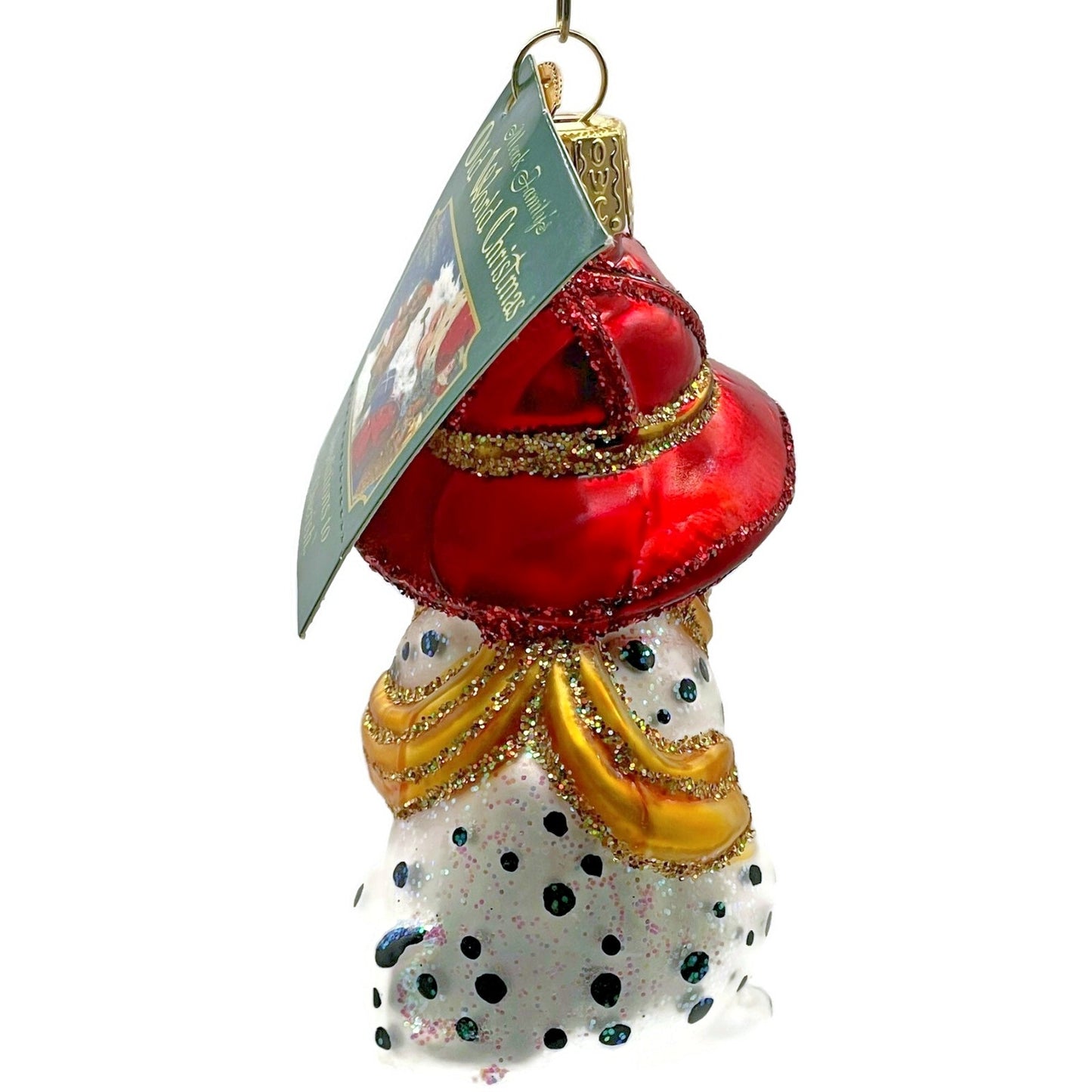 Dalmatian Pup Ornament Firehouse Old World Christmas OWC Holiday Tree Decoration