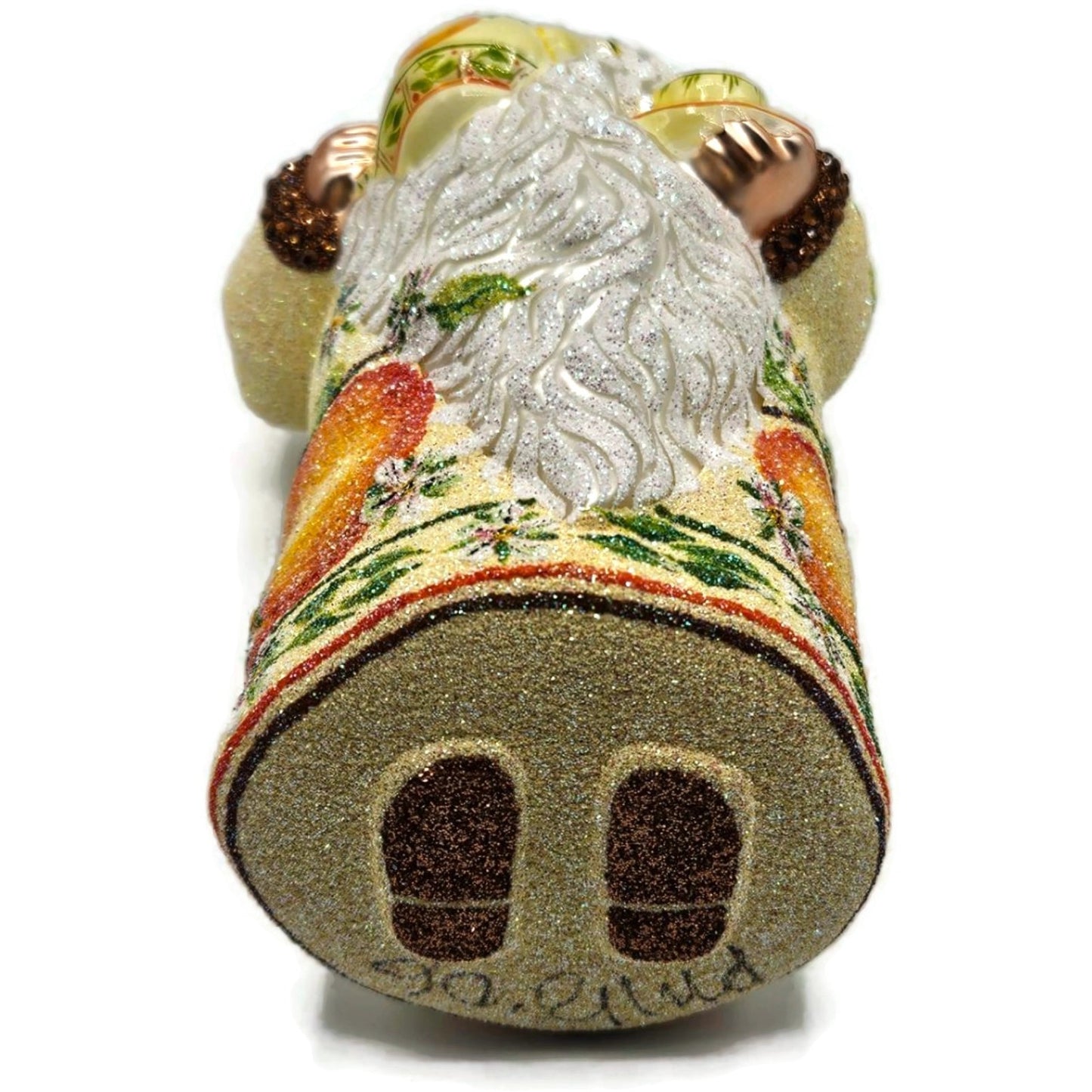 Patricia Breen Connaught Santa Peaches Spring Tea Party Christmas Tree Ornament