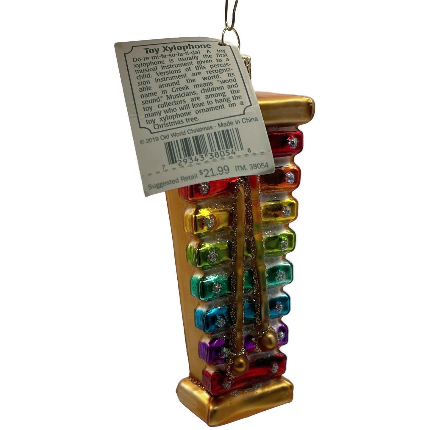 Toy Xylophone Ornament Percussion Music Instrument OWC Old World Christmas Tree