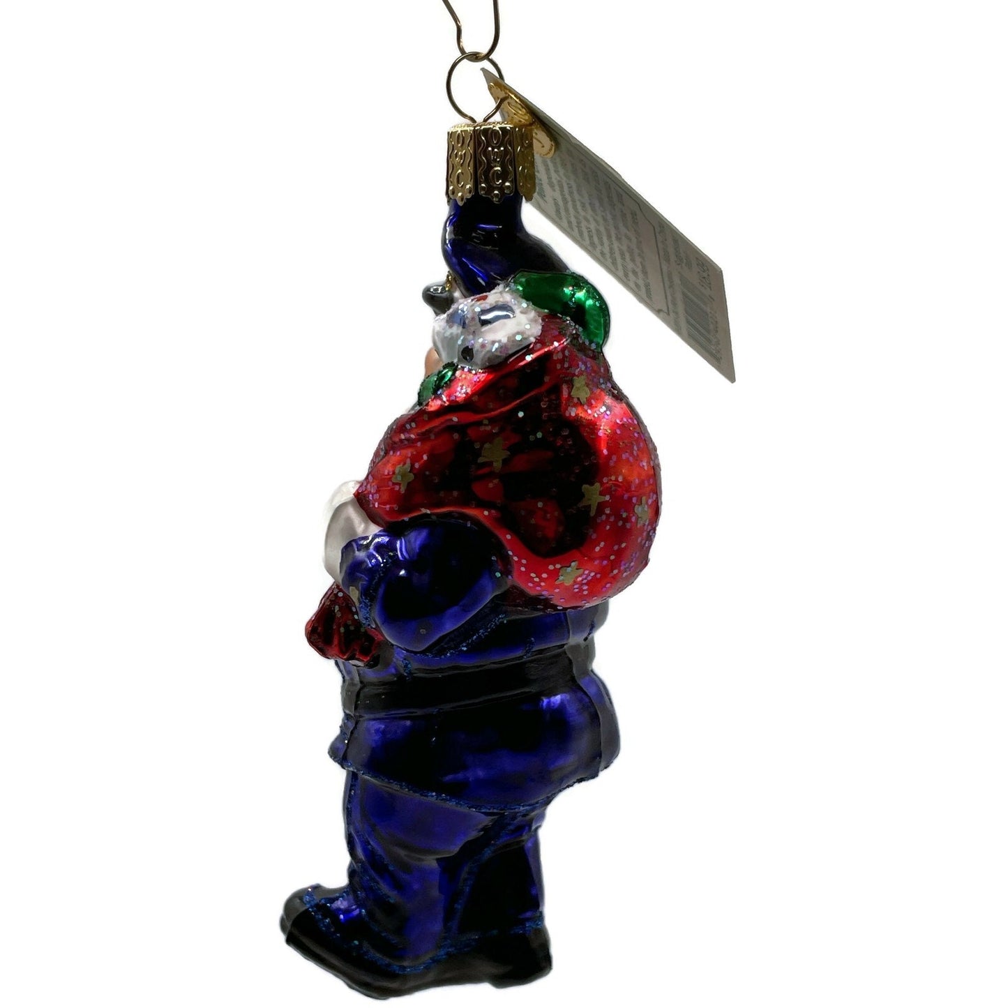 Police Officer Ornament Santa Claus Christmas Tree OWC Old World Christmas Decor