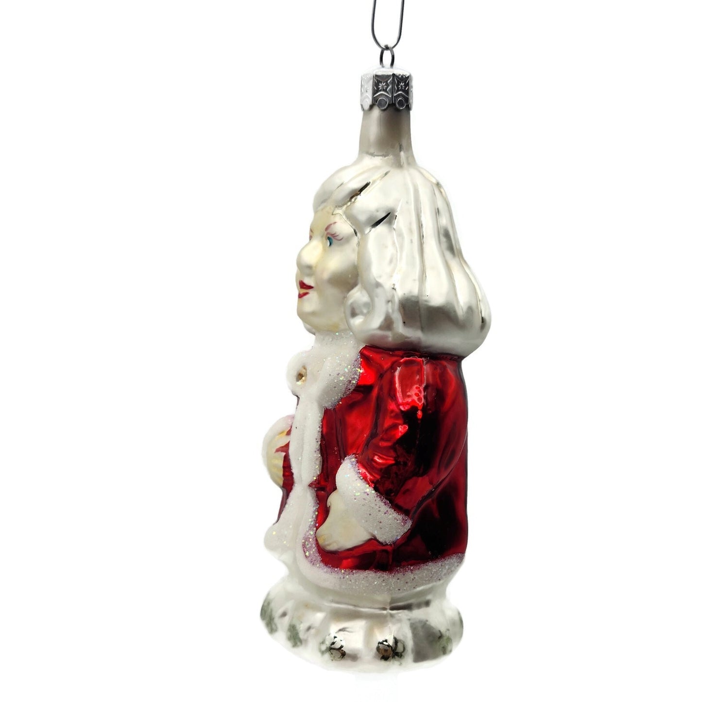 Christopher Radko Mrs Santa Claus Red Christmas Holiday Tree Ornament 92-059-0