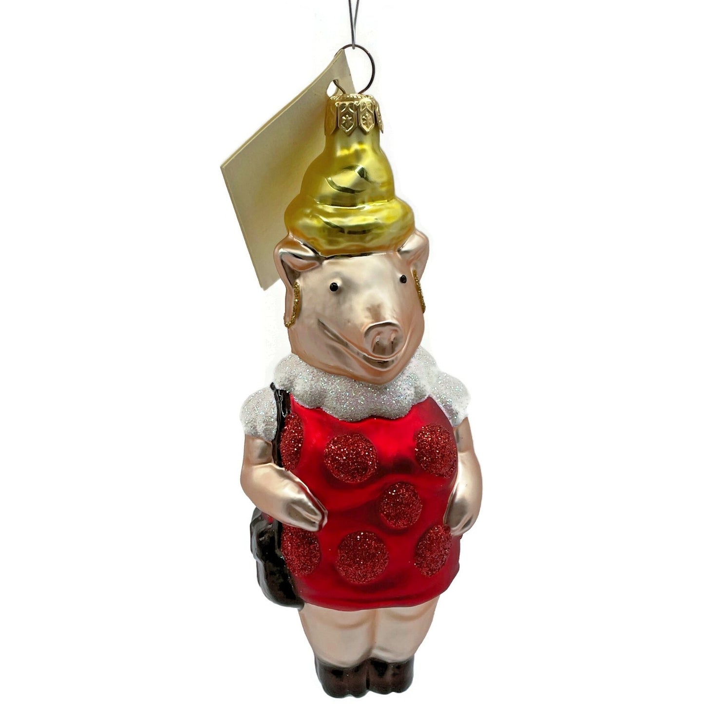 Patricia Breen This Little Piggy Goes To The Galleria Christmas Tree Ornament
