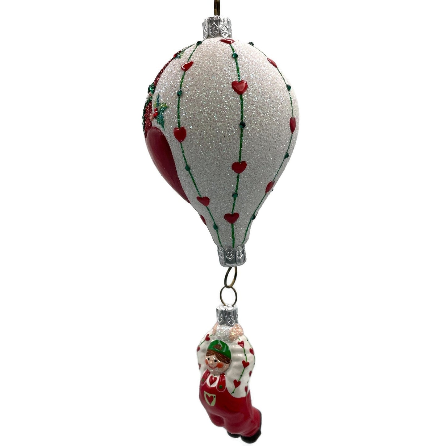 Patricia Breen Miniature Balloon Boy Hearts Valentines Christmas Tree Ornament