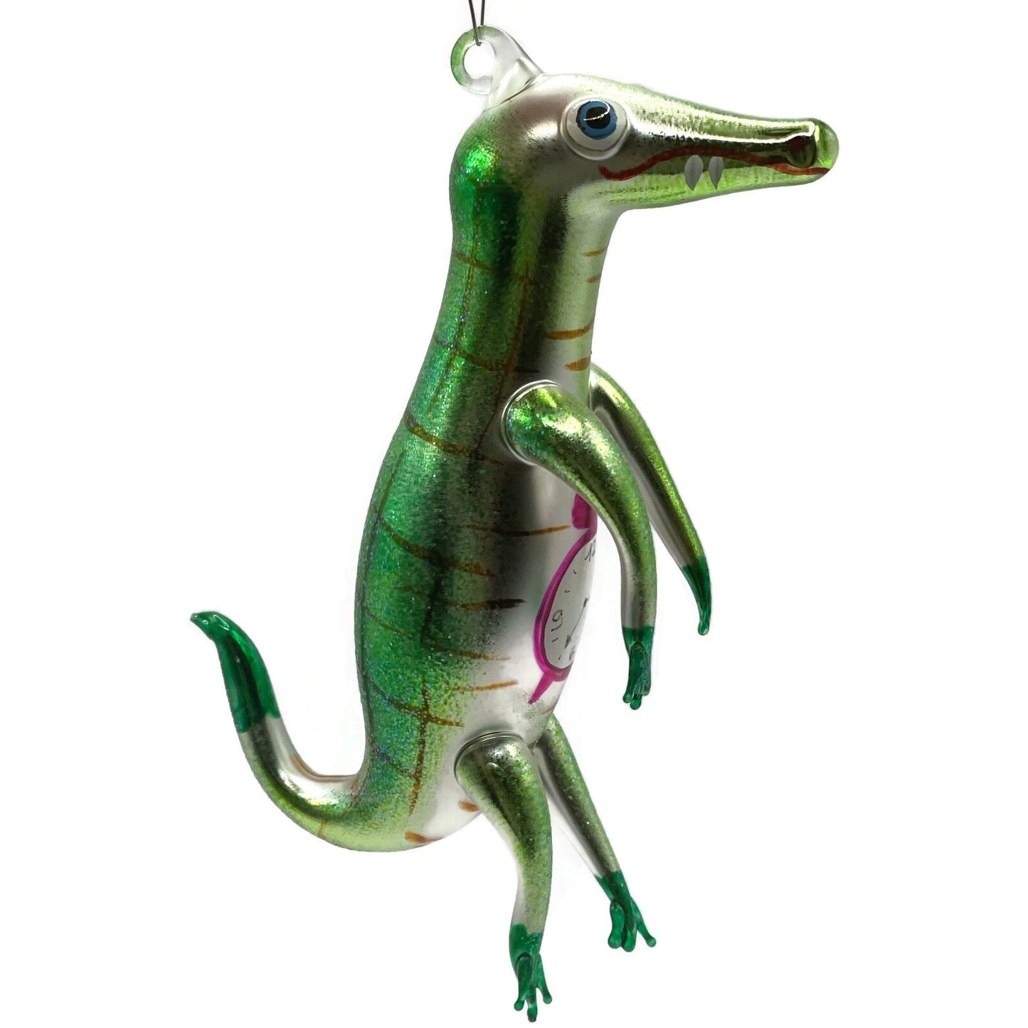 Christopher Radko Time for a Bite Peter Pan Crocodile Christmas Ornament 95-251