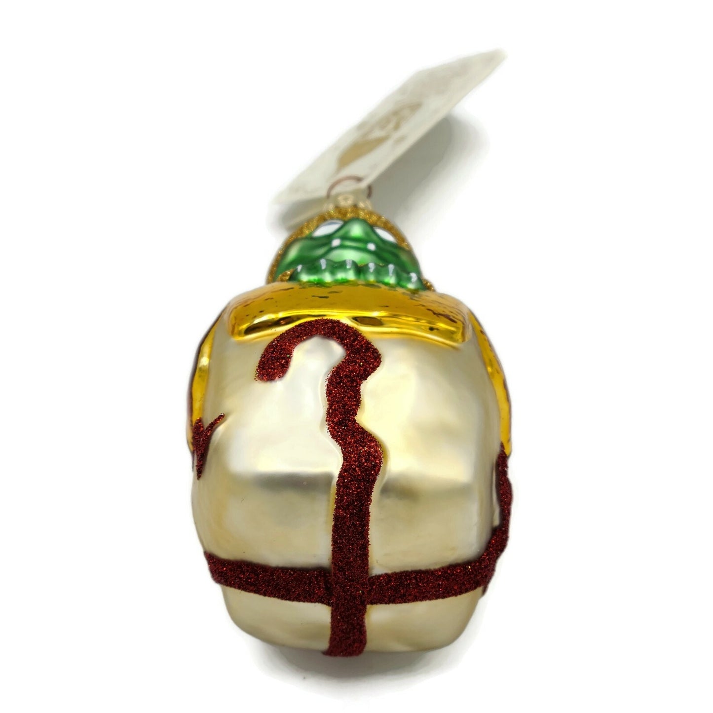 Patricia Breen Mmmonster Present Red Gold Ornament Halloween Monster 9920