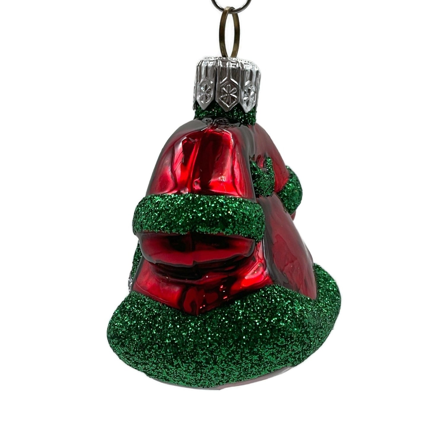 Patricia Breen Miniature Fine Phone Red Green Christmas Holiday Tree Ornament