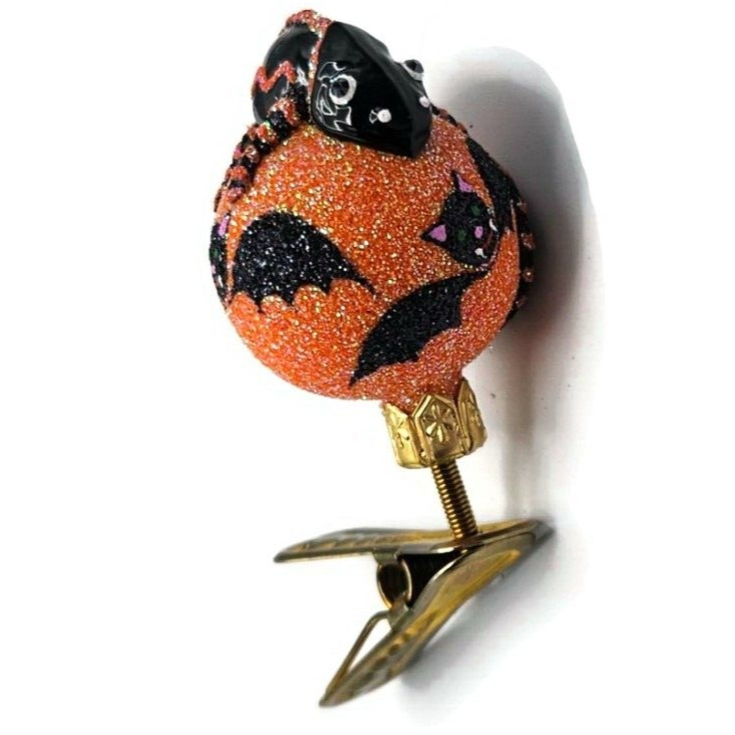 Patricia Breen Ultra Miniature Chameleon Halloween Bats Clip Christmas Ornament