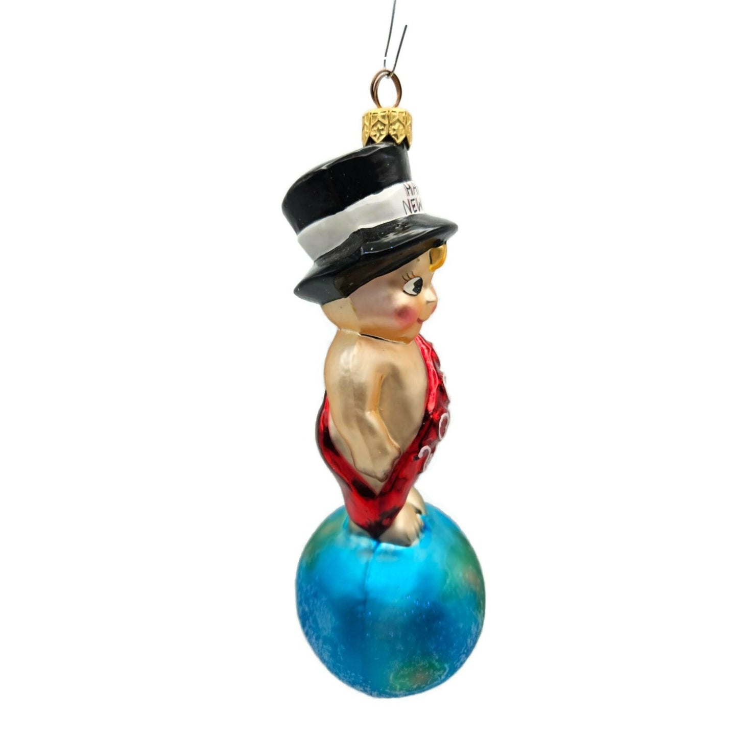 Christopher Radko Millennium Munchkin Baby New Year 2000 Christmas Ornament