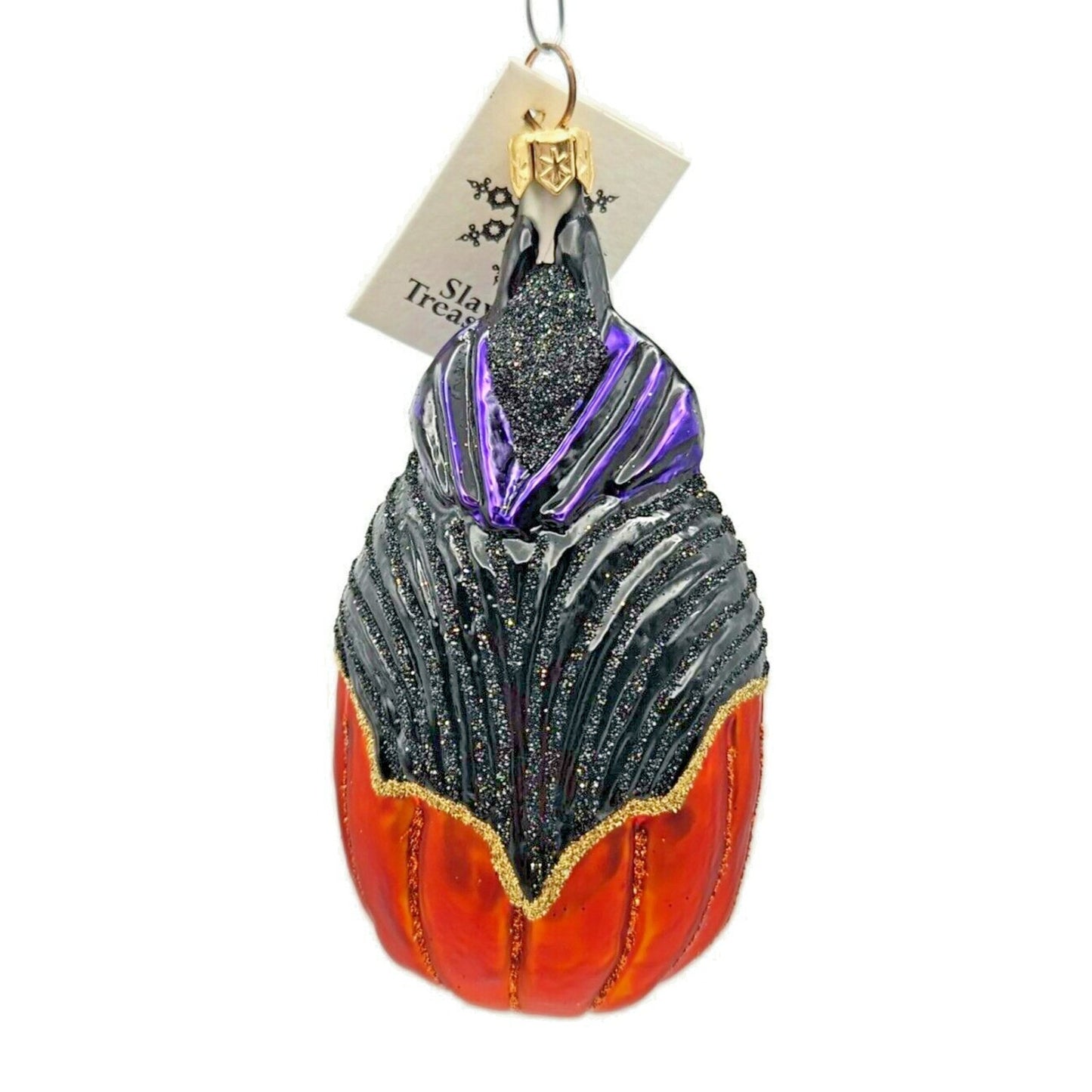 Slavic Treasures Count Pumpkula Bat Orange Halloween Christmas Ornament 00-275-A