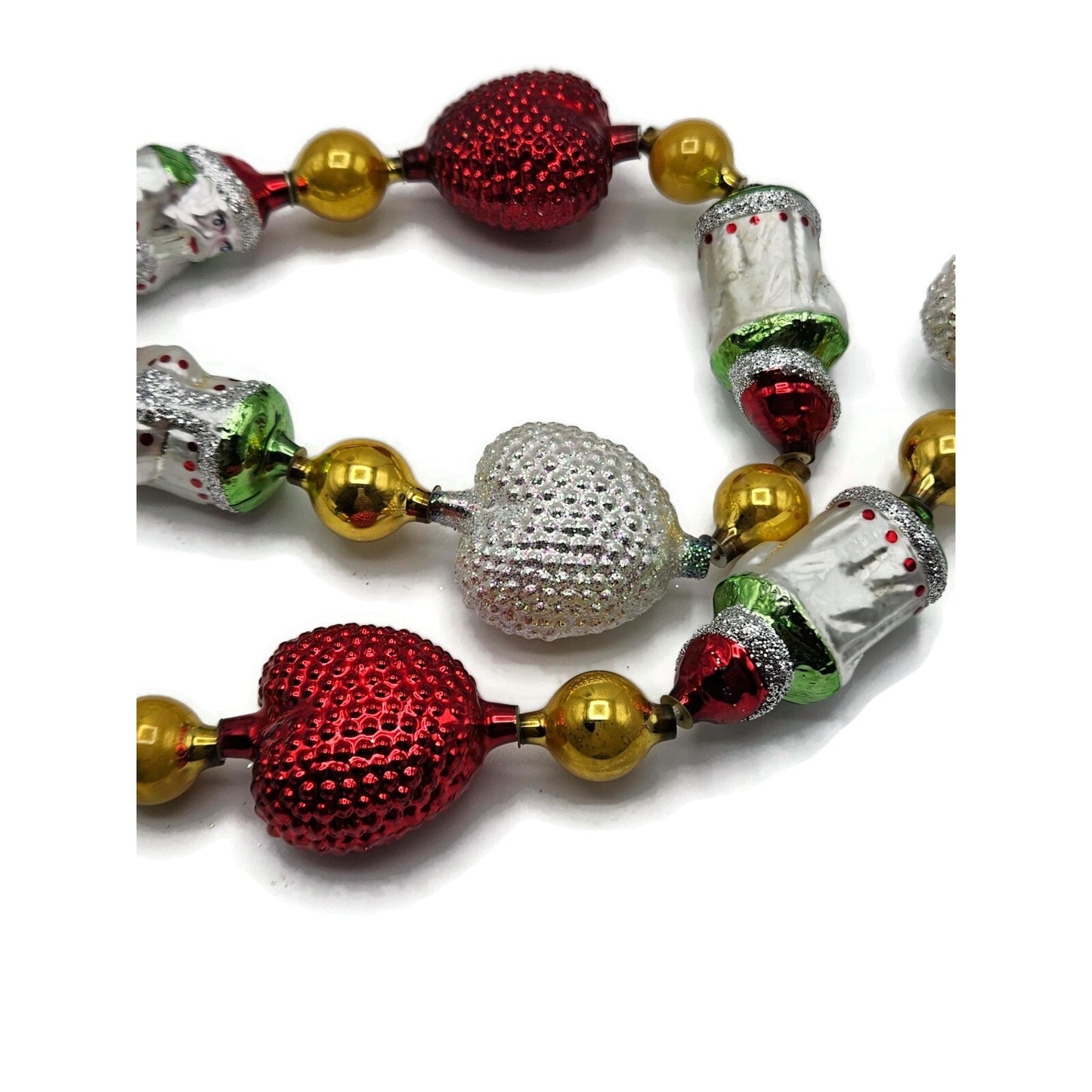 Christopher Radko Santa Hearts Garland Christmas Holiday Tree Ornament 93-076-0