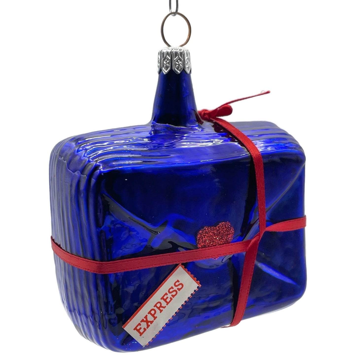 Patricia Breen Letter to My Beloved Blue Valentines Postcard Christmas Ornament