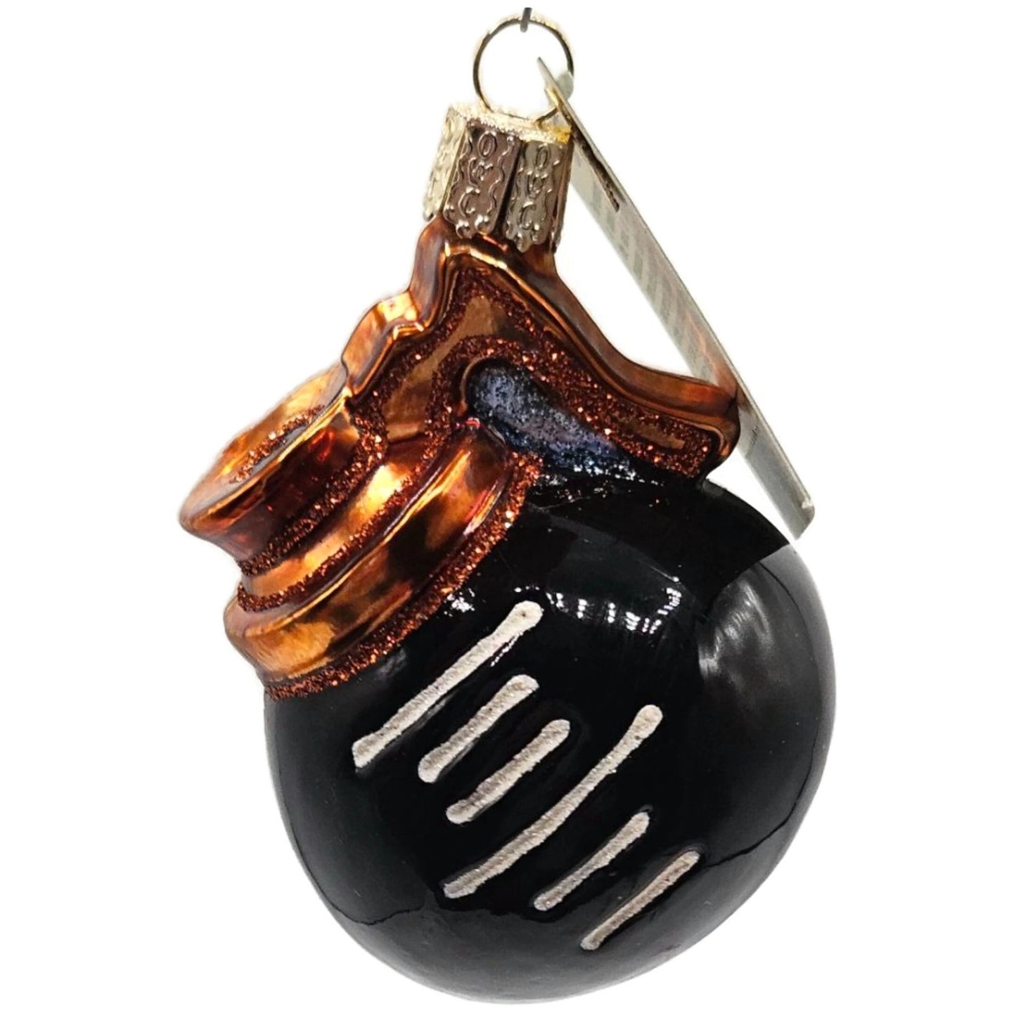 OWC Coffee Pot Ornament Black Food Drink Old World Christmas Holiday Tree Decor