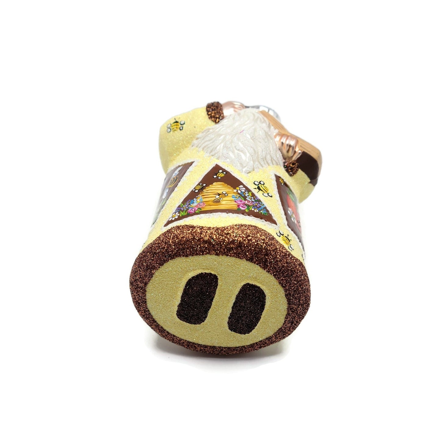 Patricia Breen Evans Santa Claus Bees Bug Stamps Christmas Holiday Tree Ornament