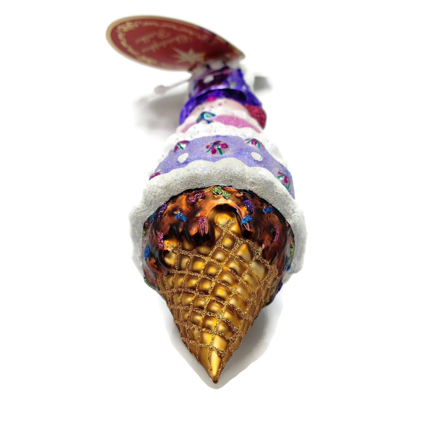 Christopher Radko A Cold and Frosty Treat Cone 1020728 Christmas Tree Ornament