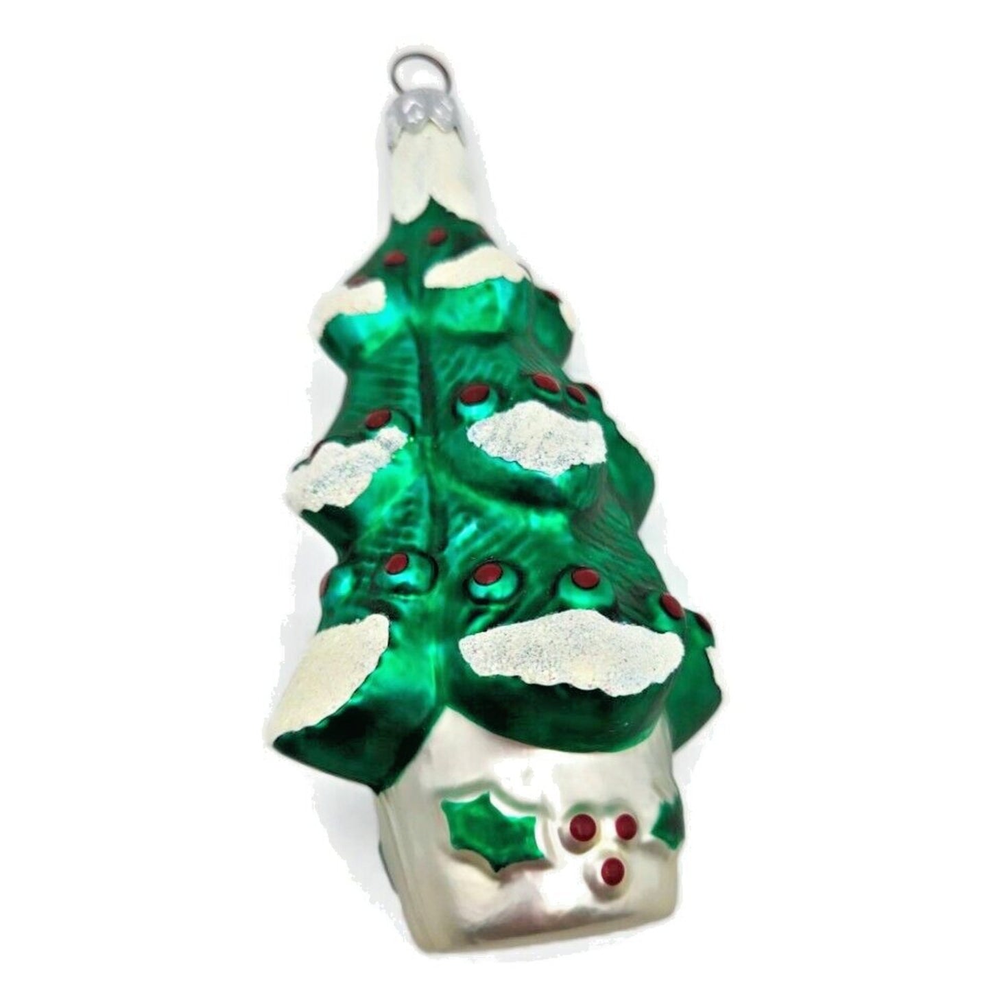 Ornament Patricia Breen Classic Tree Red Ornaments Matte Dots Christmas Holiday
