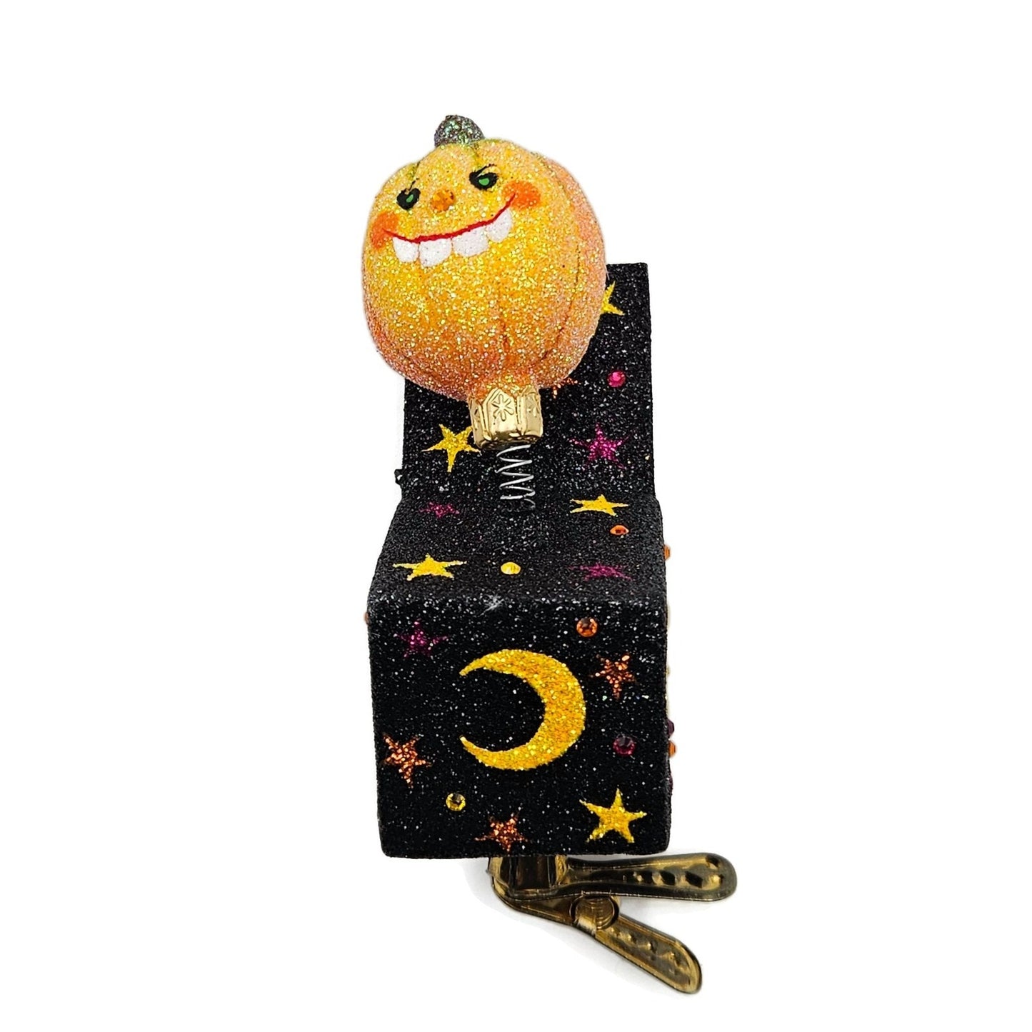 Patricia Breen Jolly Surprise Jack-O-Lantern Orange Pumpkin Halloween Ornament