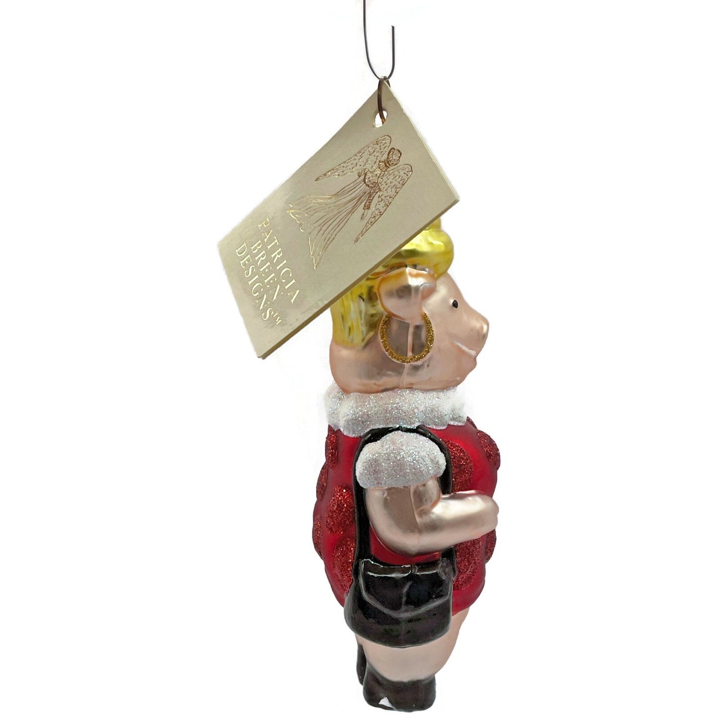 Patricia Breen This Little Piggy Goes To The Galleria Christmas Tree Ornament