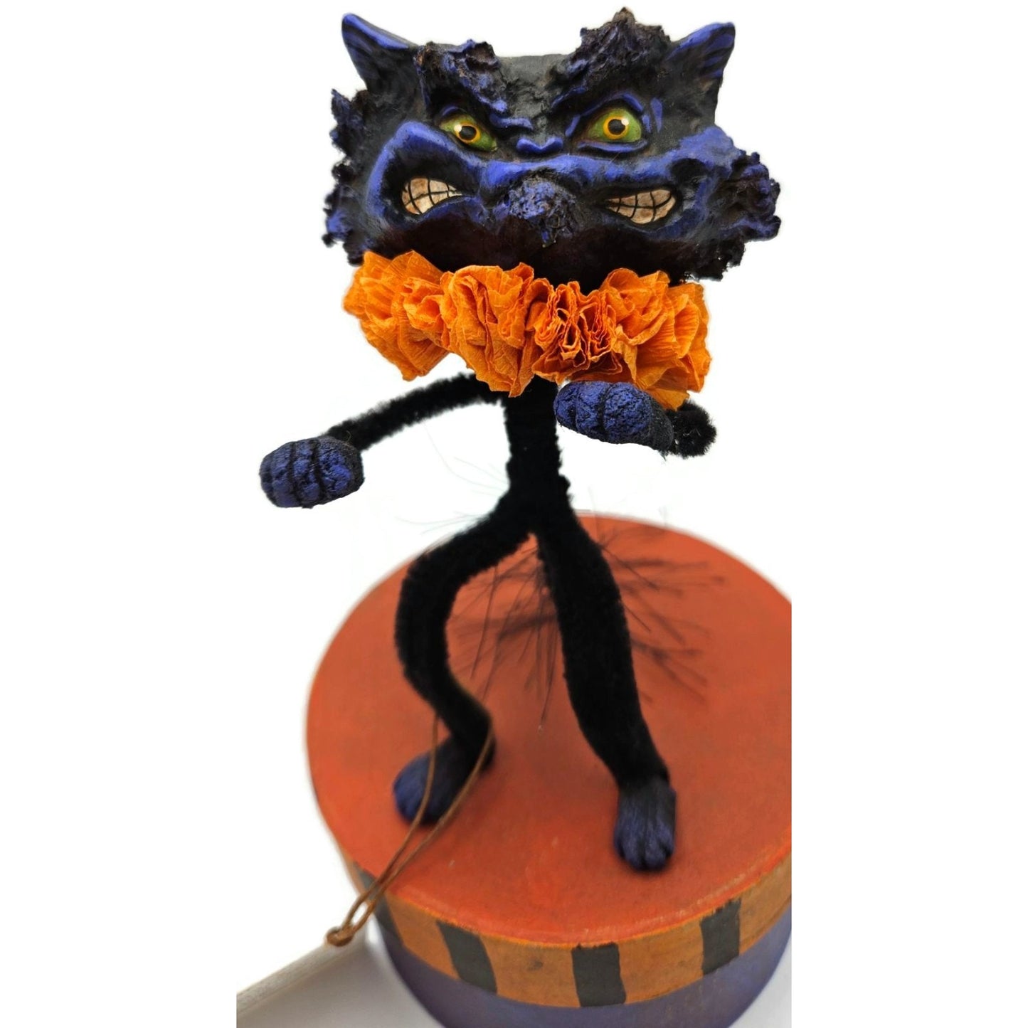 Rucus Studio Scott Smith Brat Cat Halloween Purple Black Figure Candy Box Decor