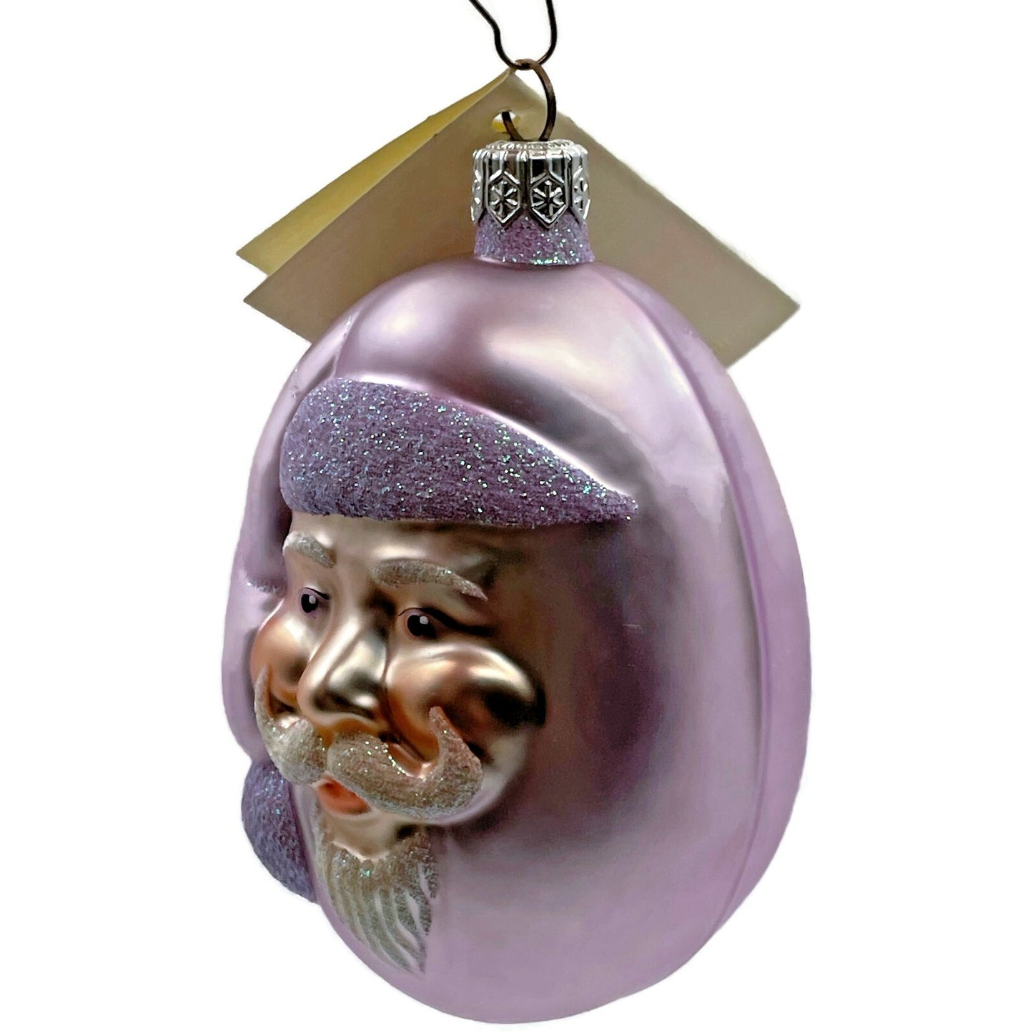 Patricia Breen Jelly Bean Santa Claus Lavender Easter Candy Christmas Ornament