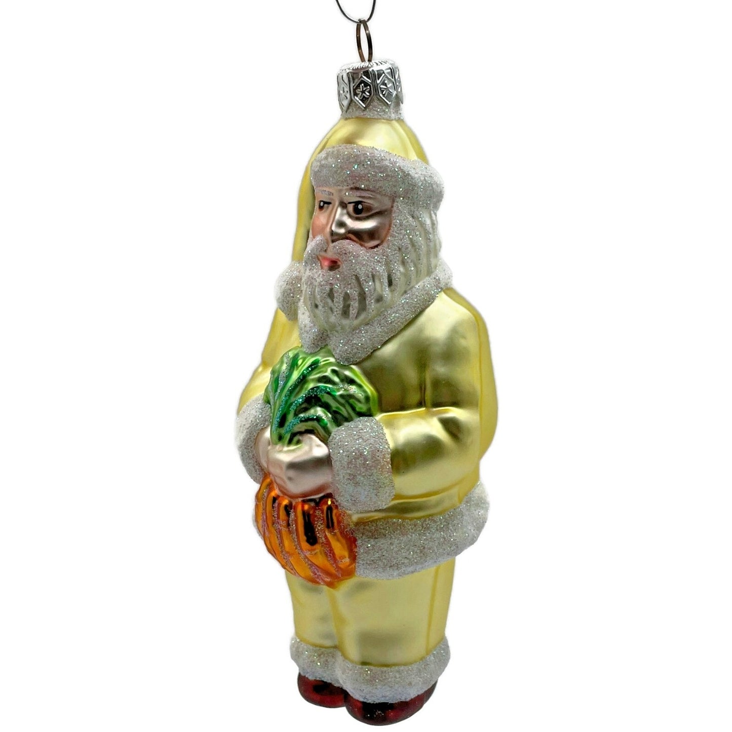 Patricia Breen Ornament A Snack For Rudolph Yellow Santa Carrots Christmas Tree