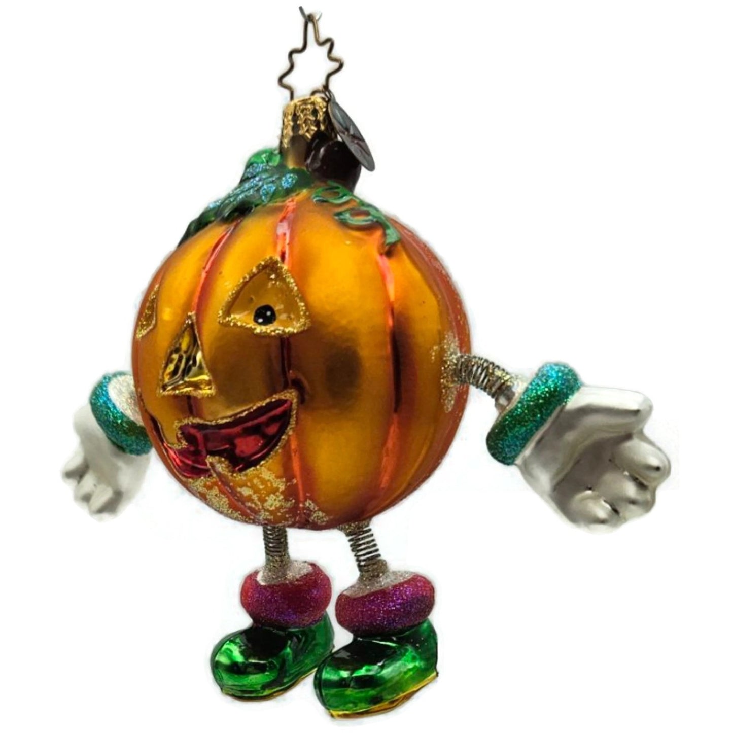 Christopher Radko Tricky Treats Pumpkin Halloween Christmas Tree Ornament