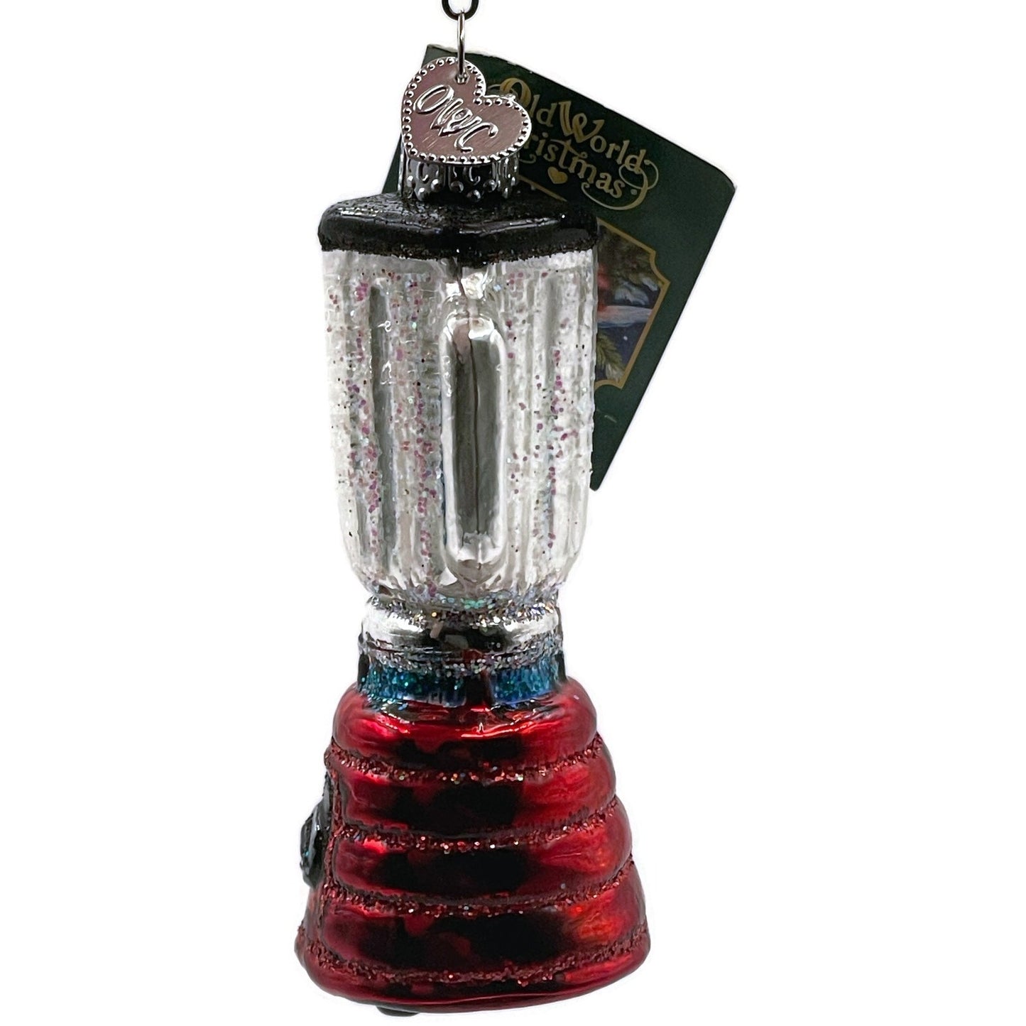 Blender Ornament Kitchen Appliance Red Old World Christmas OWC Tree Decoration