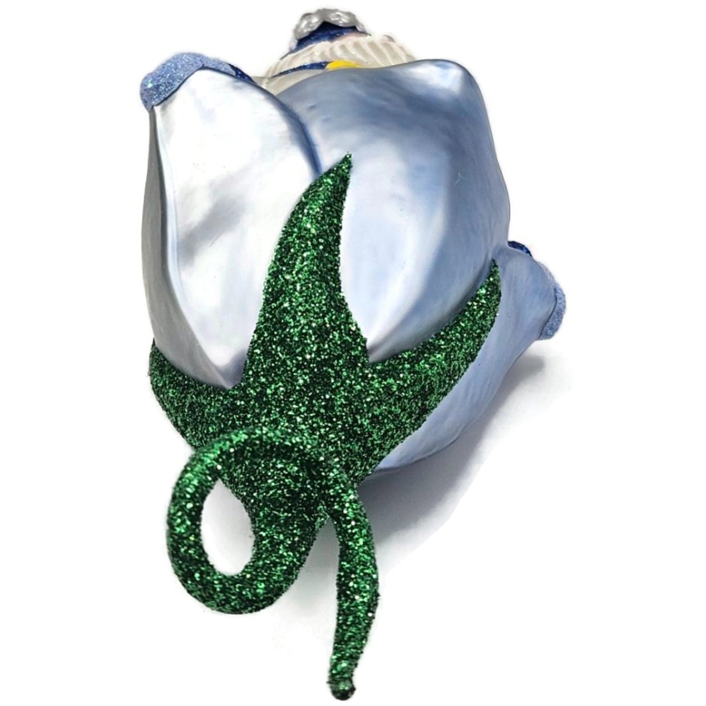 Patricia Breen Bluebell Pearl Santa Blue Flower Spring Christmas Tree Ornament