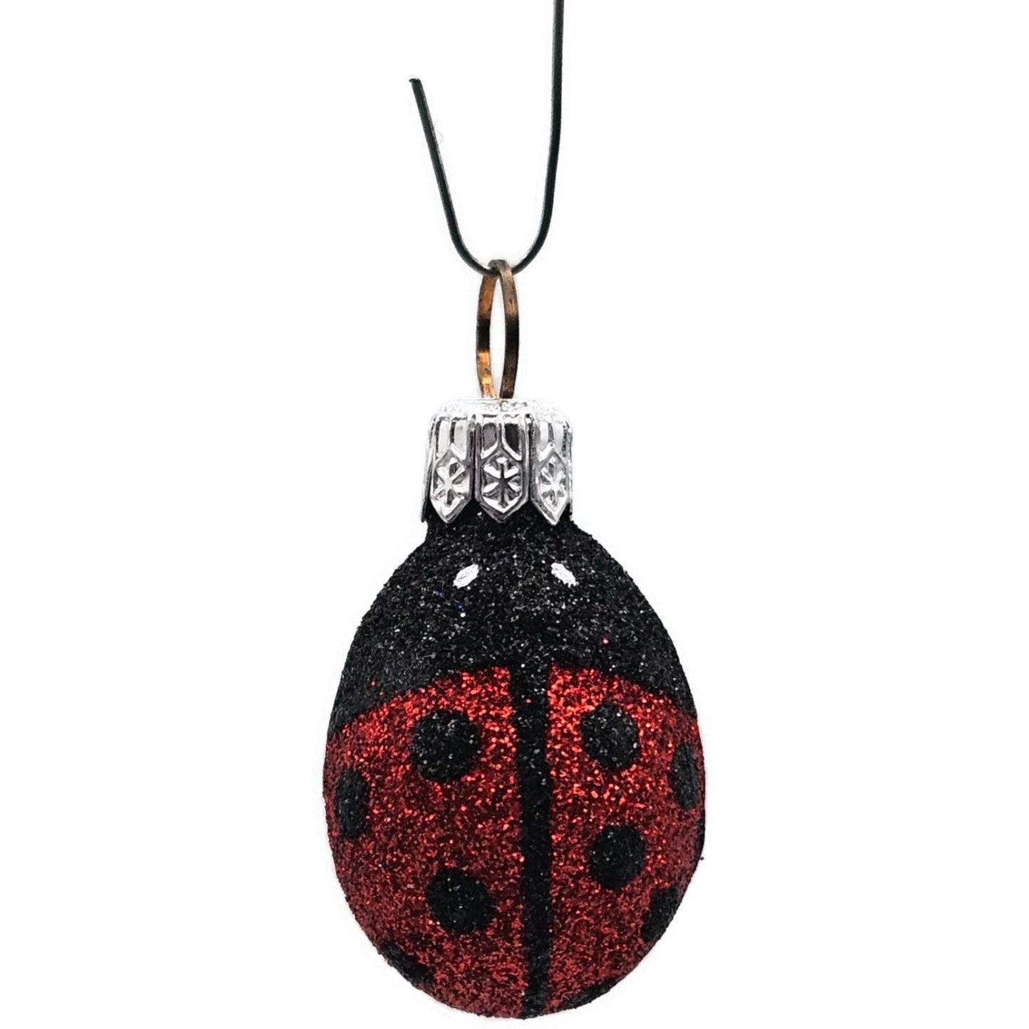 Patricia Breen Miniature Egg Ladybug Single Full Body Easter Christmas Ornament