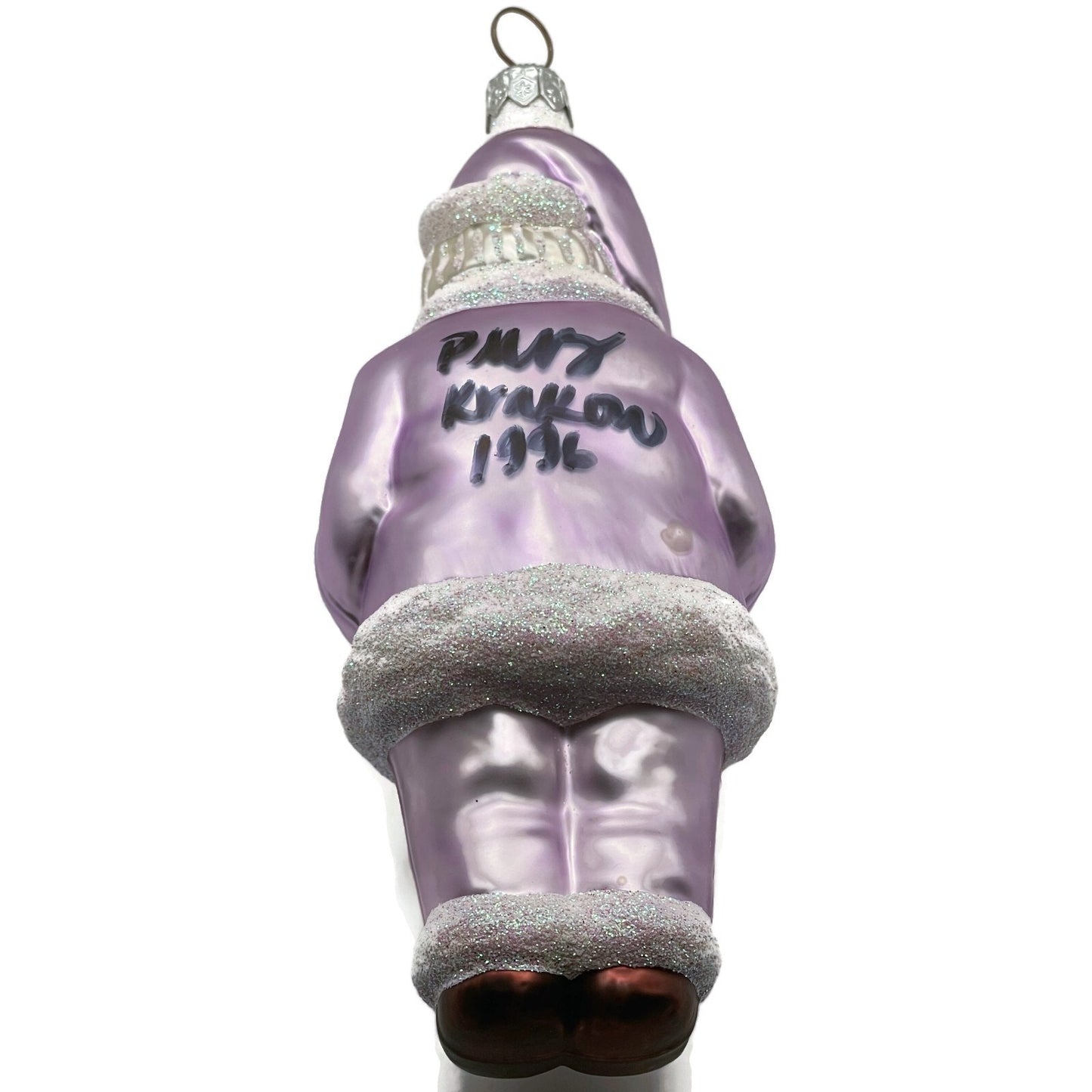 Patricia Breen A Snack for Rudolph Lavender Signed Carrots Christmas Ornament