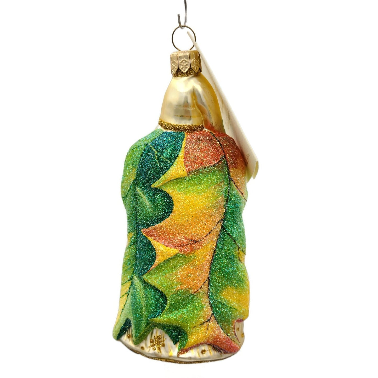 Patricia Breen Glad Tidings Gold Santa Claus Fall Christmas Tree Ornament