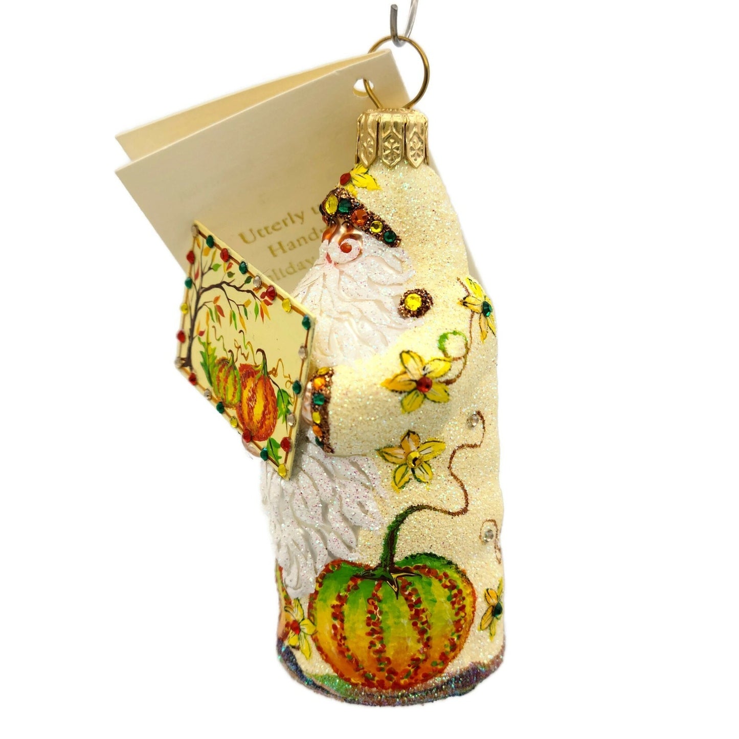 Patricia Breen Just a Note Autumnal Fall Pumpkin Christmas Tree Holiday Ornament