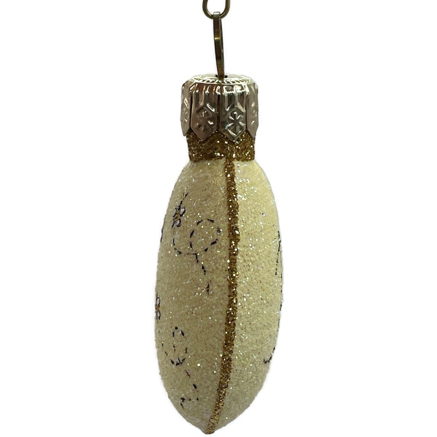Patricia Breen Bee Medallion Glittered PBD Yellow Spring Christmas Tree Ornament