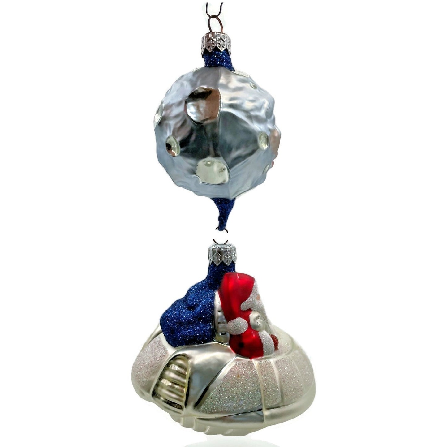 Patricia Breen Christmas in the Cosmos Santa Claus Alien Christmas Tree Ornament