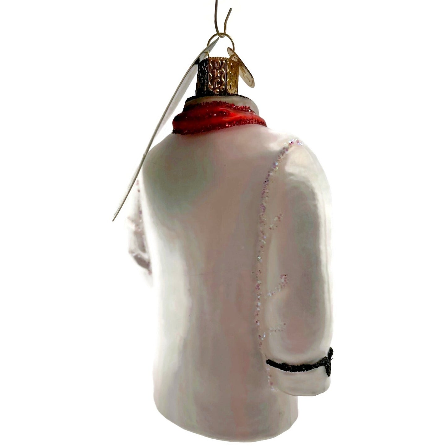 Chefs Coat White Jacket OWC Ornament Cooking Old World Christmas Tree Decor