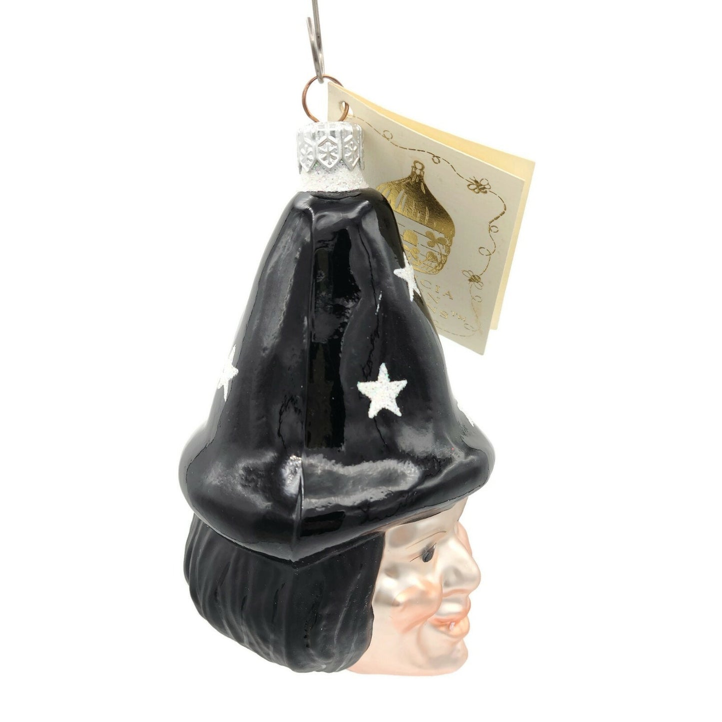 Patricia Breen Witch Hazel Stars Black Hat Halloween Christmas Holiday Ornament