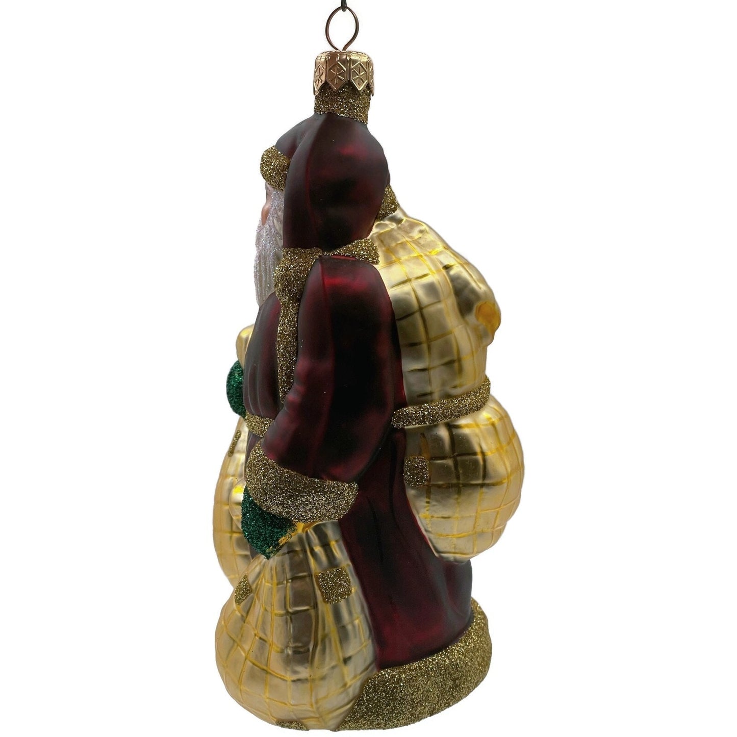 Patricia Breen Laden With Love Bordeaux Green Mittens Christmas Tree Ornament