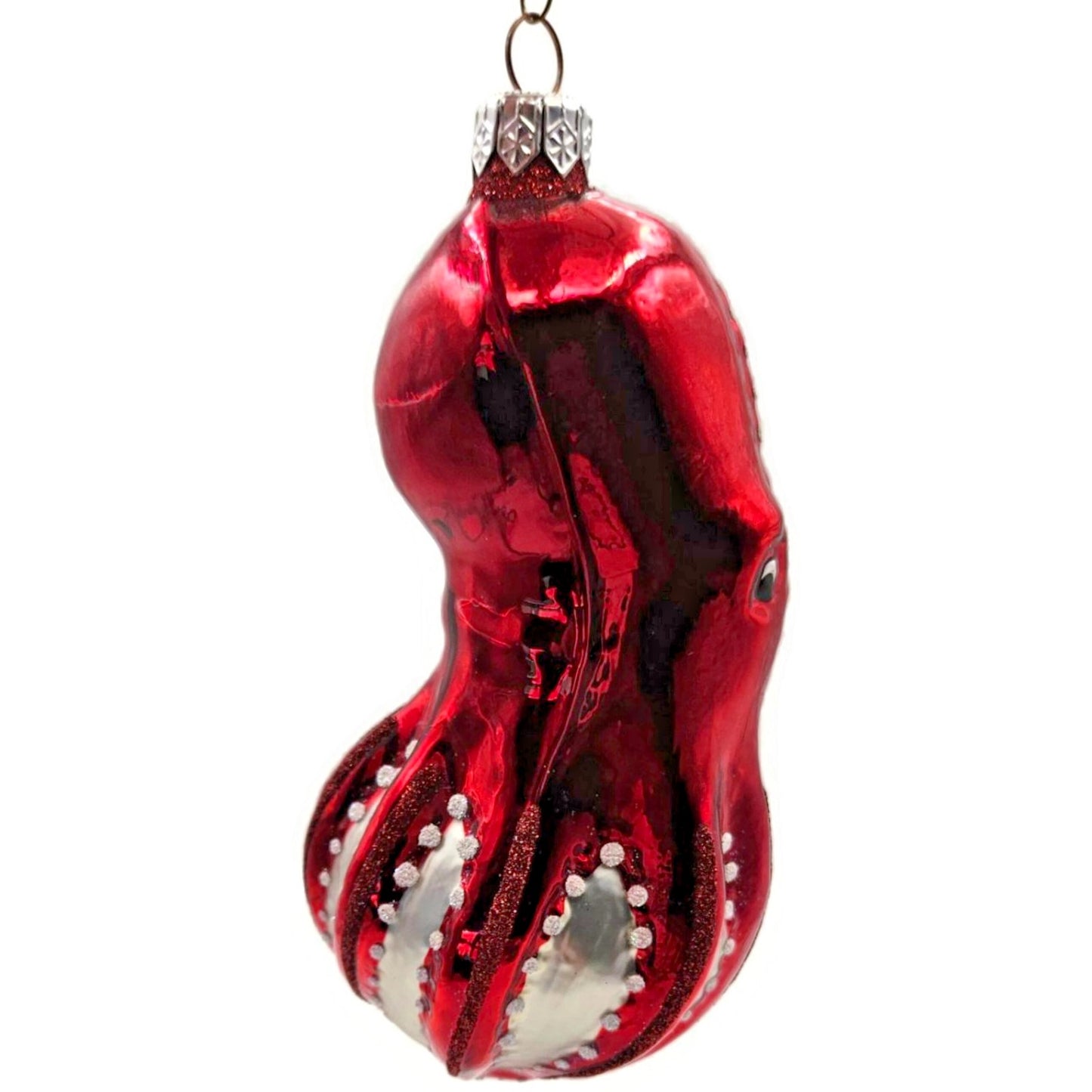 Patricia Breen Olivier Octopus Red Nautical Sea Spring Christmas Tree Ornament