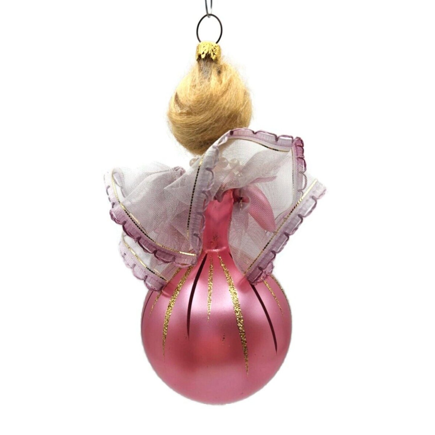 Soffieria De Carlini Lady Fancy Pink Dress Italian Christmas Tree Ornament
