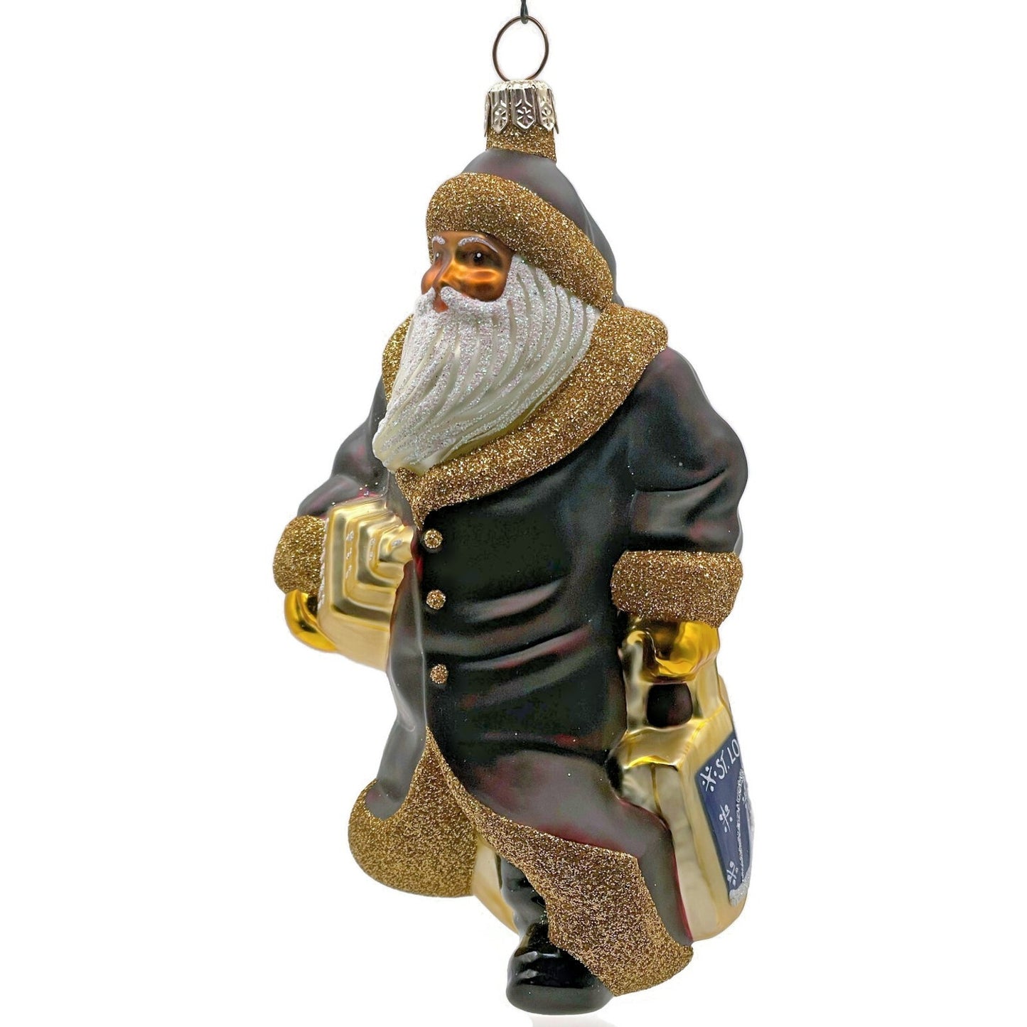 Patricia Breen City Santa Claus Bordeaux Ethnic St. Louis Christmas Ornament