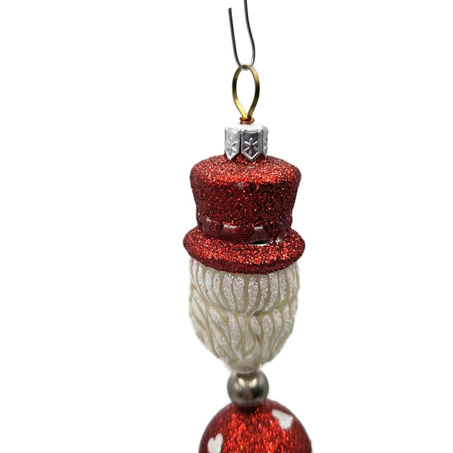 Patricia Breen Kinetic Icicle Valentines Hearts Santa Christmas Tree Ornament