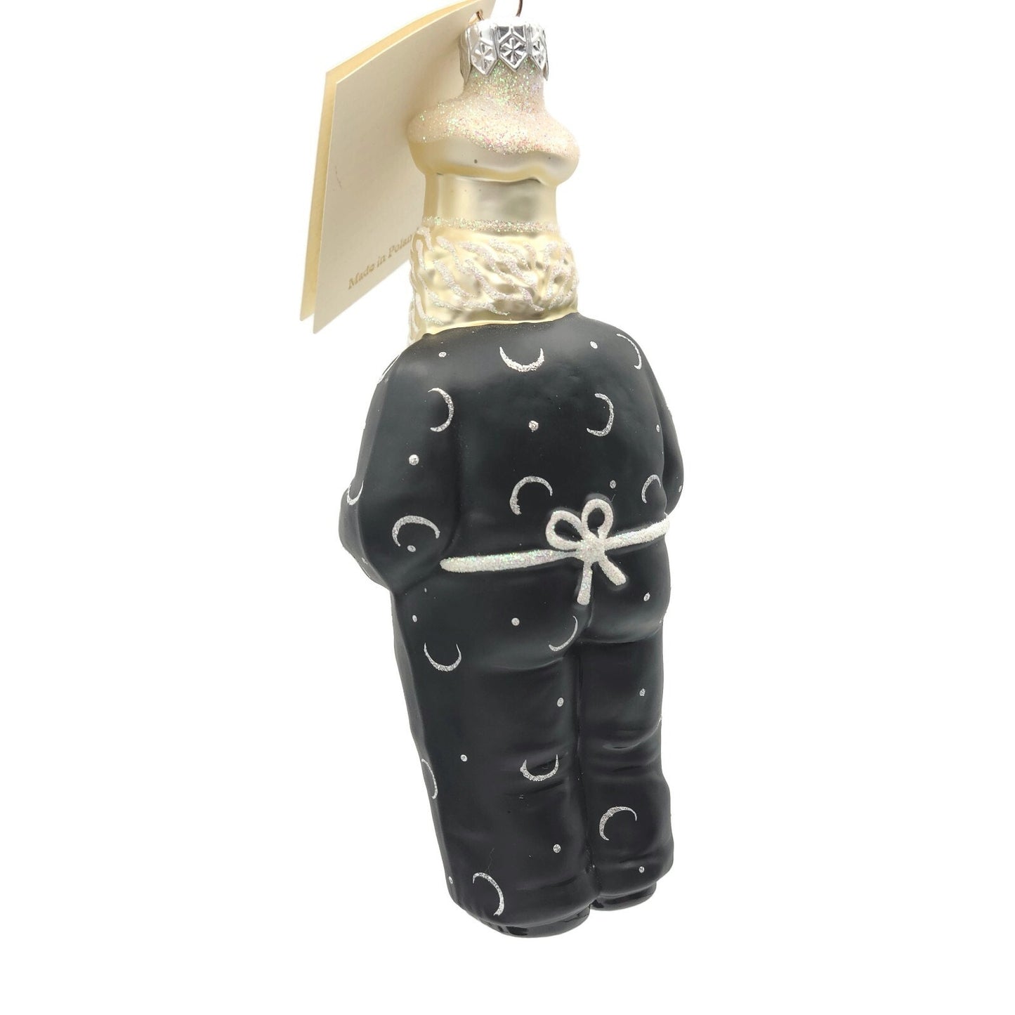 Patricia Breen Sunnyside Up Santa Black Moons Eggs Ham Christmas Tree Ornament