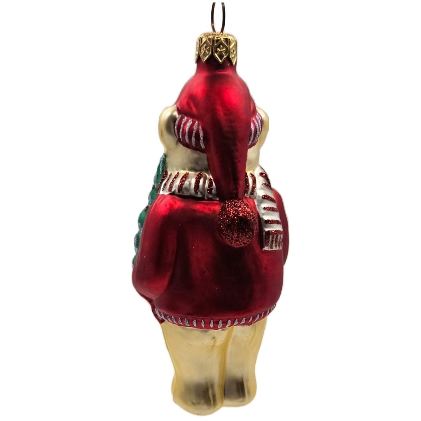 Patricia Breen Papa Bear Red Glittered Ornaments Christmas Tree Ornament