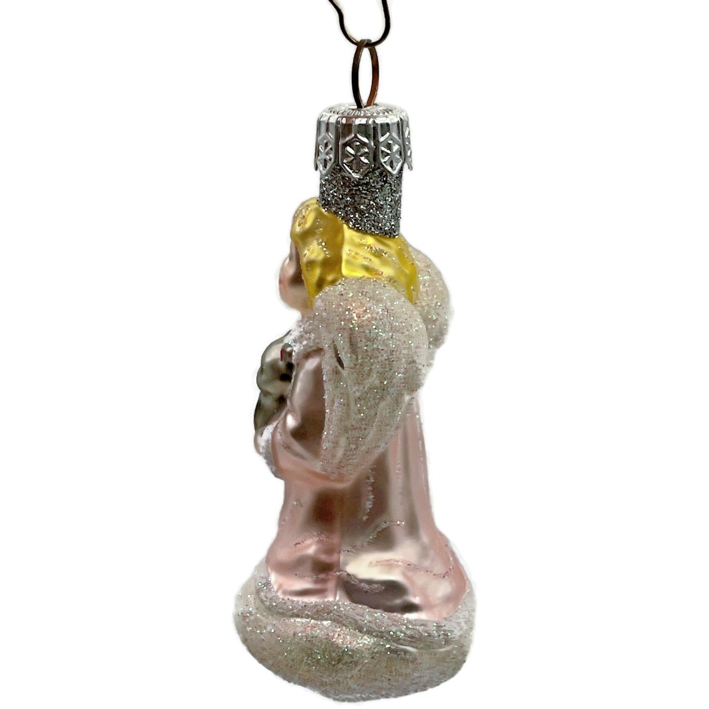 Patricia Breen Quartet of Angels Pastel Kitten Pearl Pink Christmas Ornament