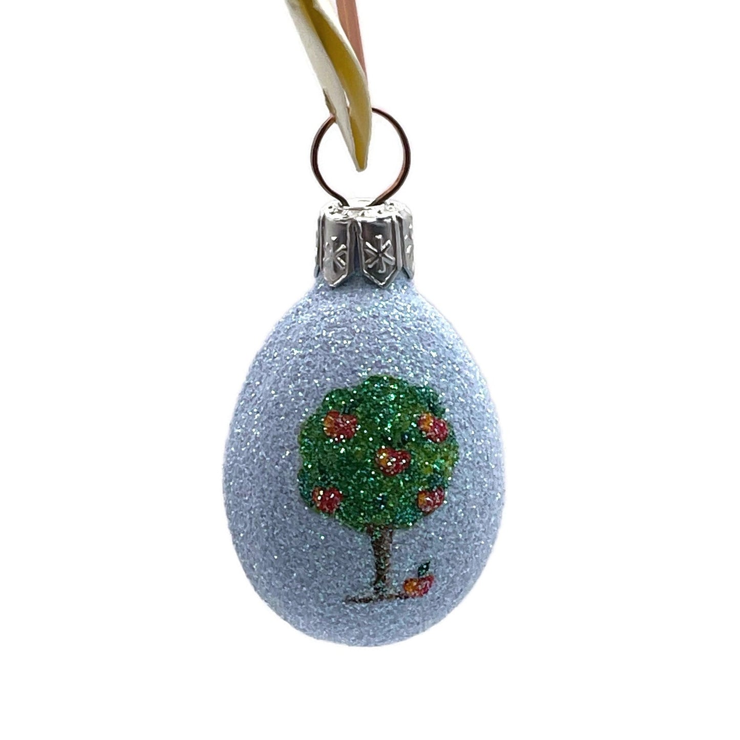 Patricia Breen Miniature Egg Surprise Apple Tree Fruit Easter Christmas Ornament