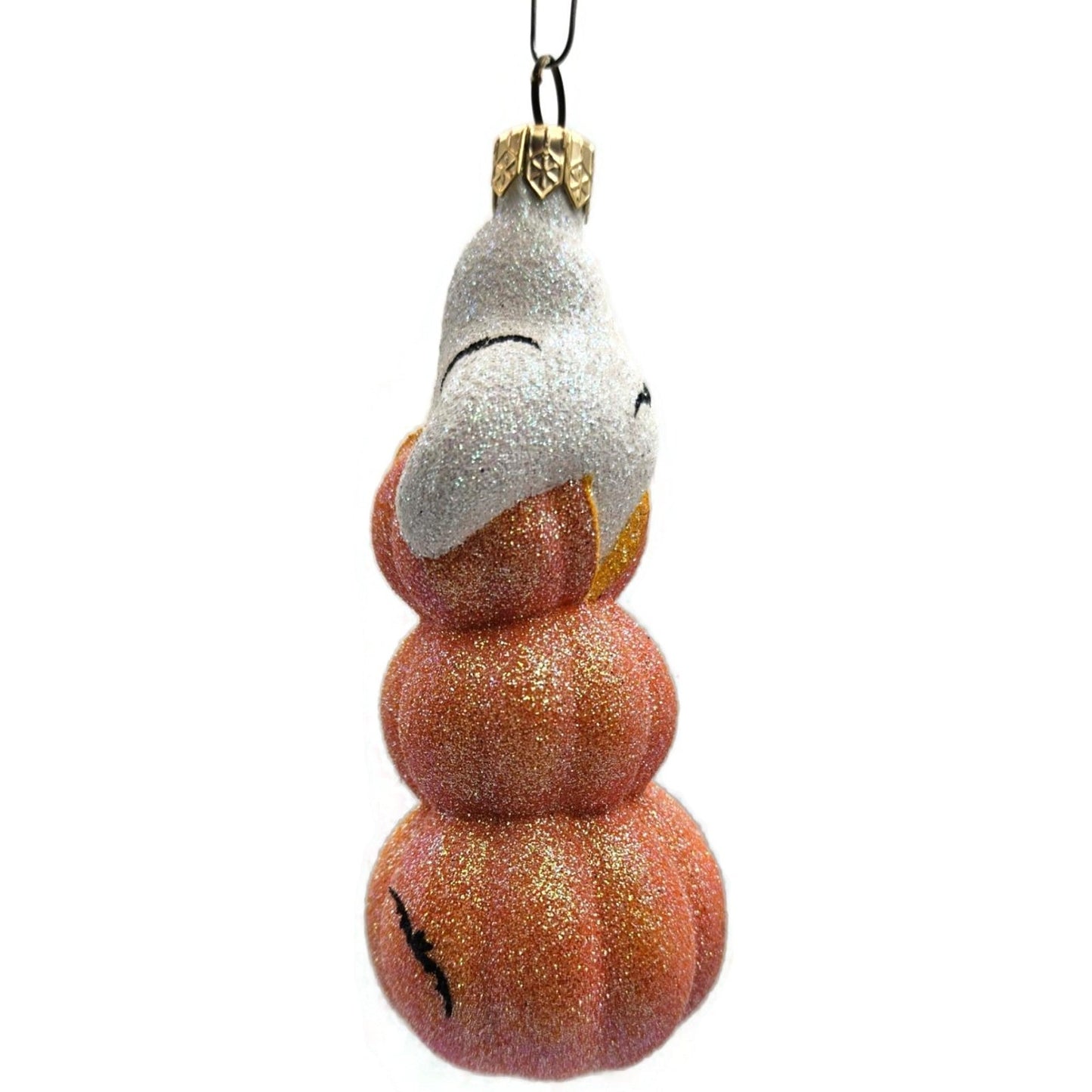 Patricia Breen Oooooohhhhhh Ghost Orange Pearl Halloween Christmas Ornament