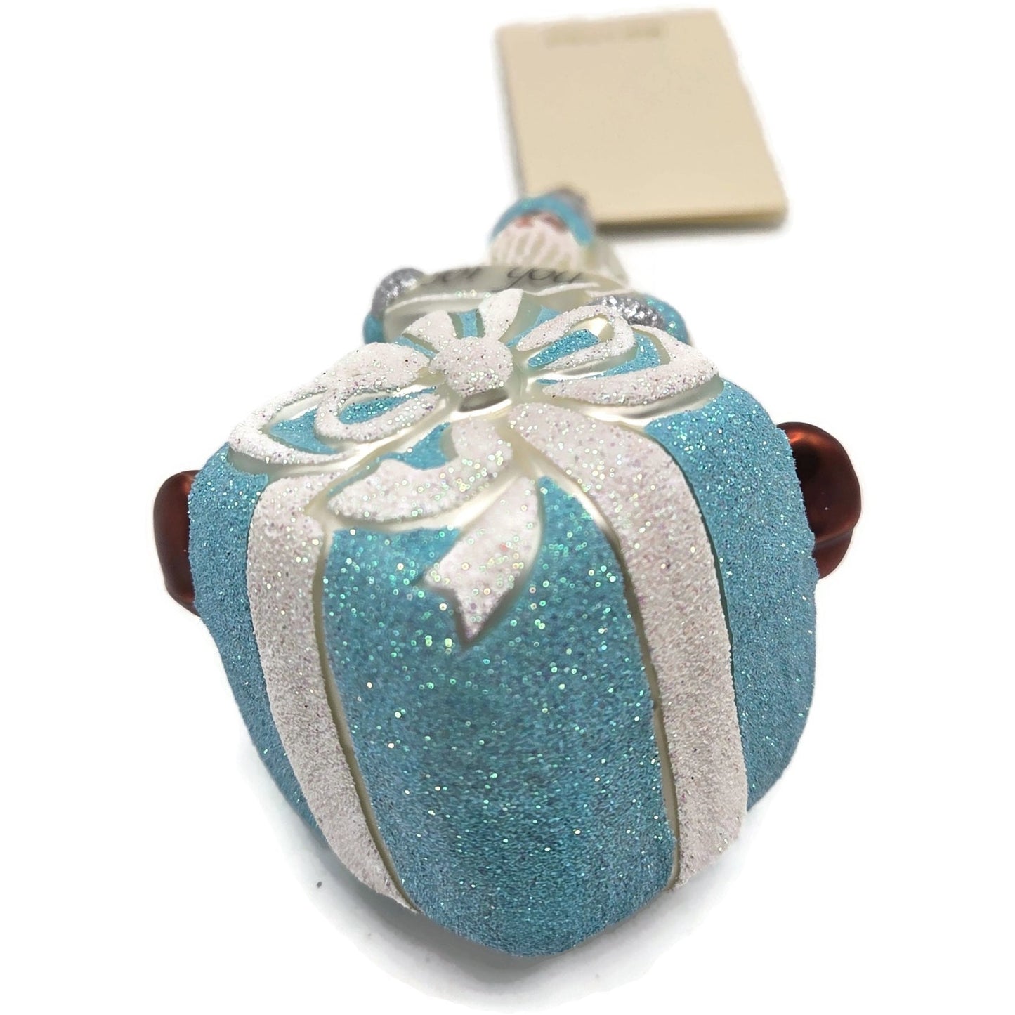 Patricia Breen For You Henry Blue Santa Claus Present Christmas Ornament